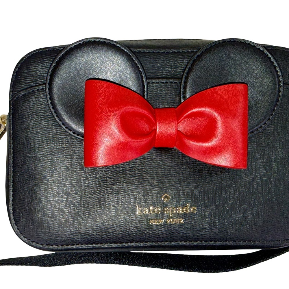 KATE SPADE NEW YORK X DISNEY MINNIE MOUSE MINI CAMERA CROSSBODY BAG